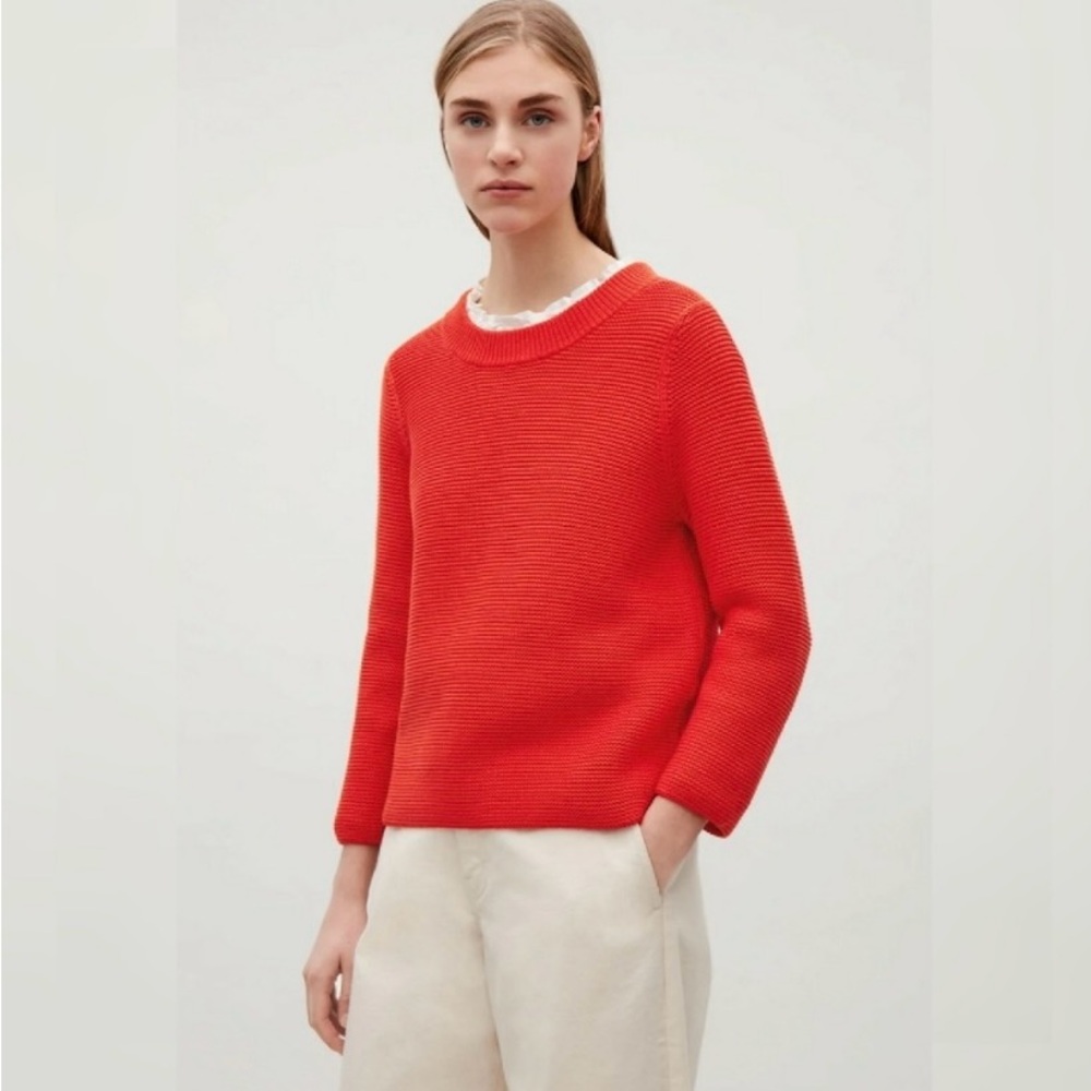 COS Cotton Chunky Knit Sweater M